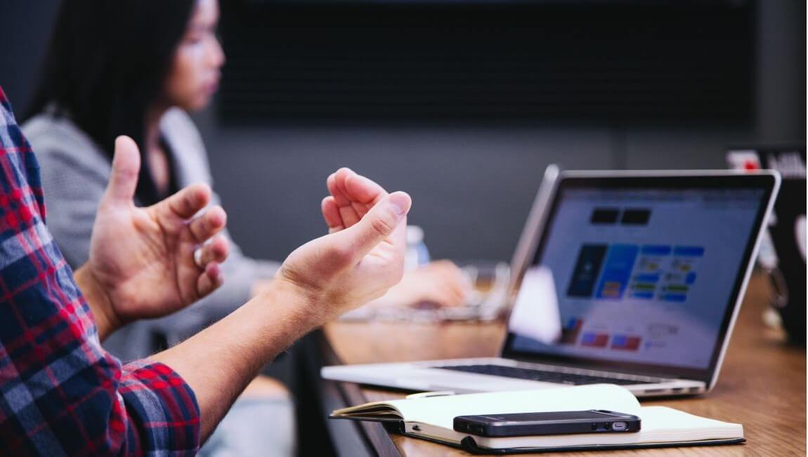 meeting of a project team